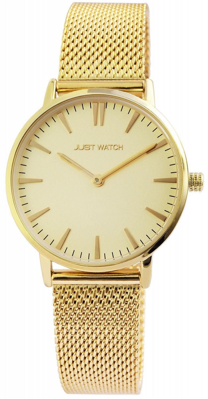 Годинник Just Watch Жіночий Кварцовий Золотий, фото №1