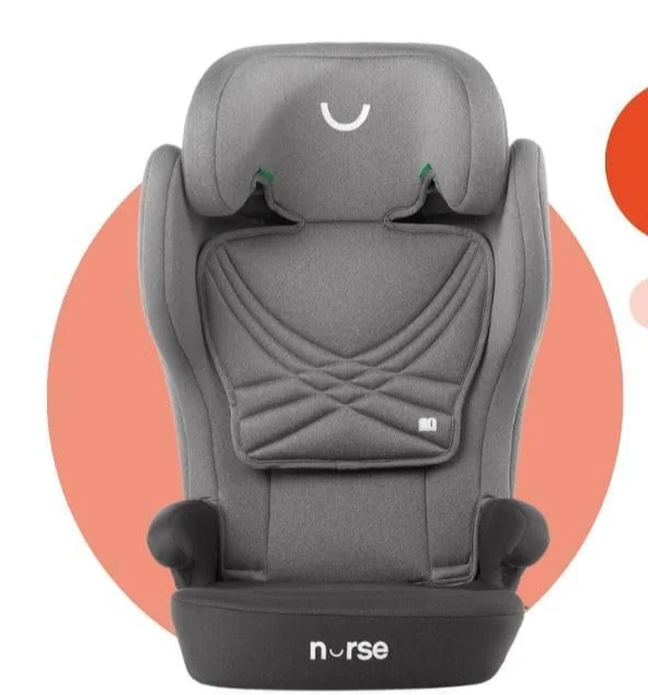 Портативне автокрісло Nurse Spring i-Size / 100-150 см / 4-12 років / Isofix / Сірий колір, фото №4 Портативне автокрісло Nurse Spring i-Size / 100-150 см / 4-12 років / Isofix / Сірий колір, фото №4