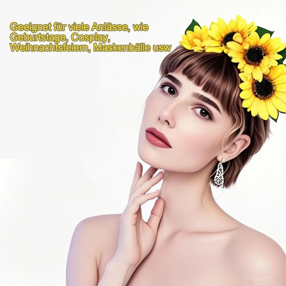 Обруч Цветок Подсолнечник, фото №5 Обруч Цветок Подсолнечник, фото №5