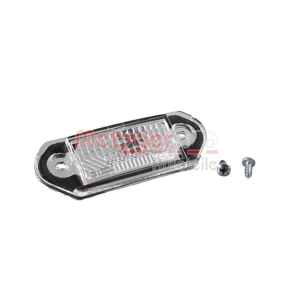 Скло плафона освітлення номерного знака METZGER 2080032 для SKODA VW, ліве, праве, фото №1