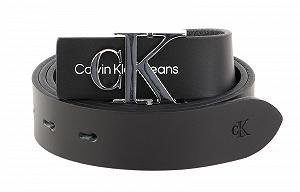 Ремень Calvin Klein Monogram Hardware 3.0 см Кожаный - Фото 1