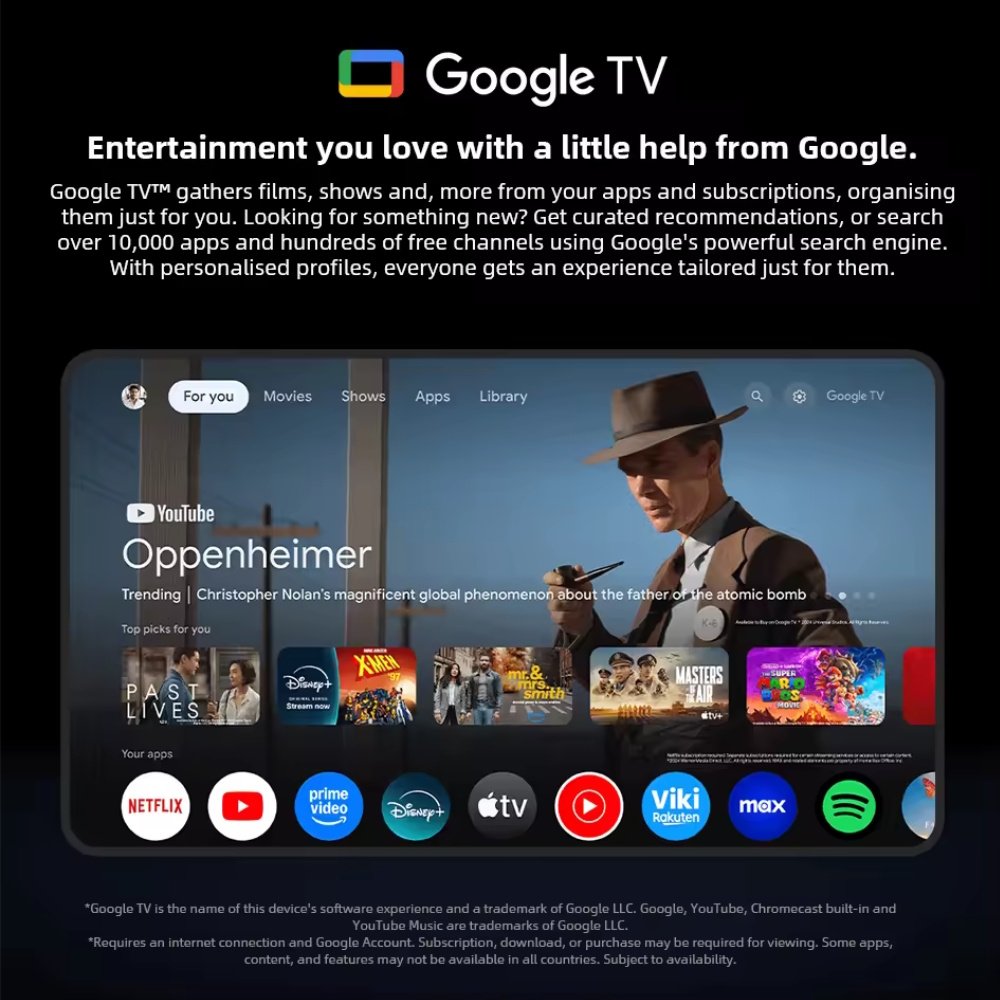 Медиаплеер Xiaomi TV Stick 4K 2nd Gen 2025 (2/8Gb Google TV 12), фото №11