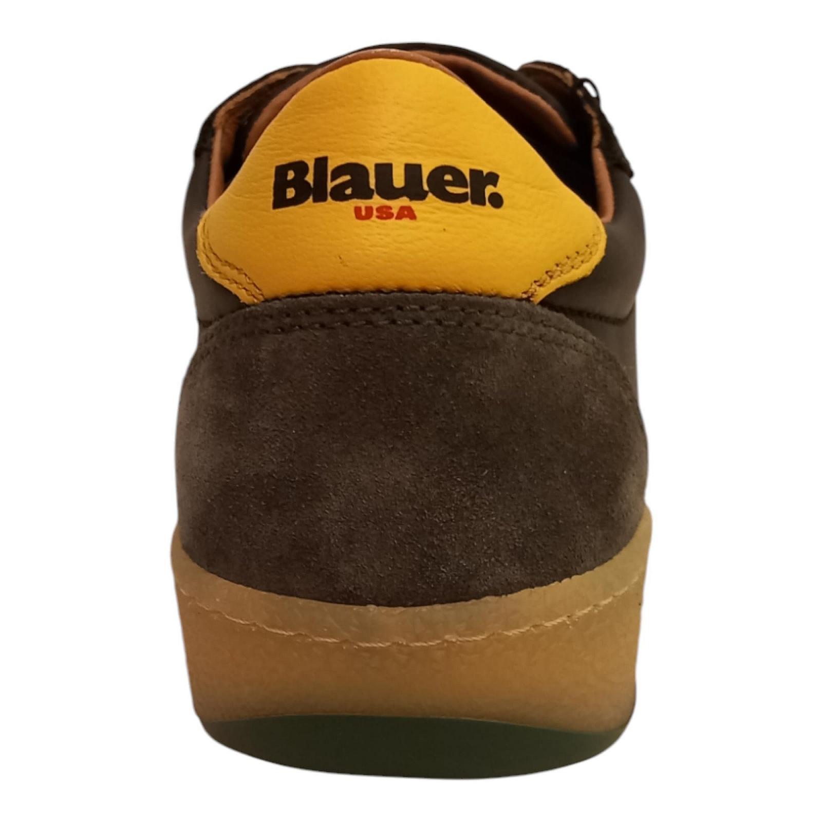 Кросівки Blauer Murray Шкіряні Чорний/Зелений U25BU12 F4MURRAY01/VIL, фото №5