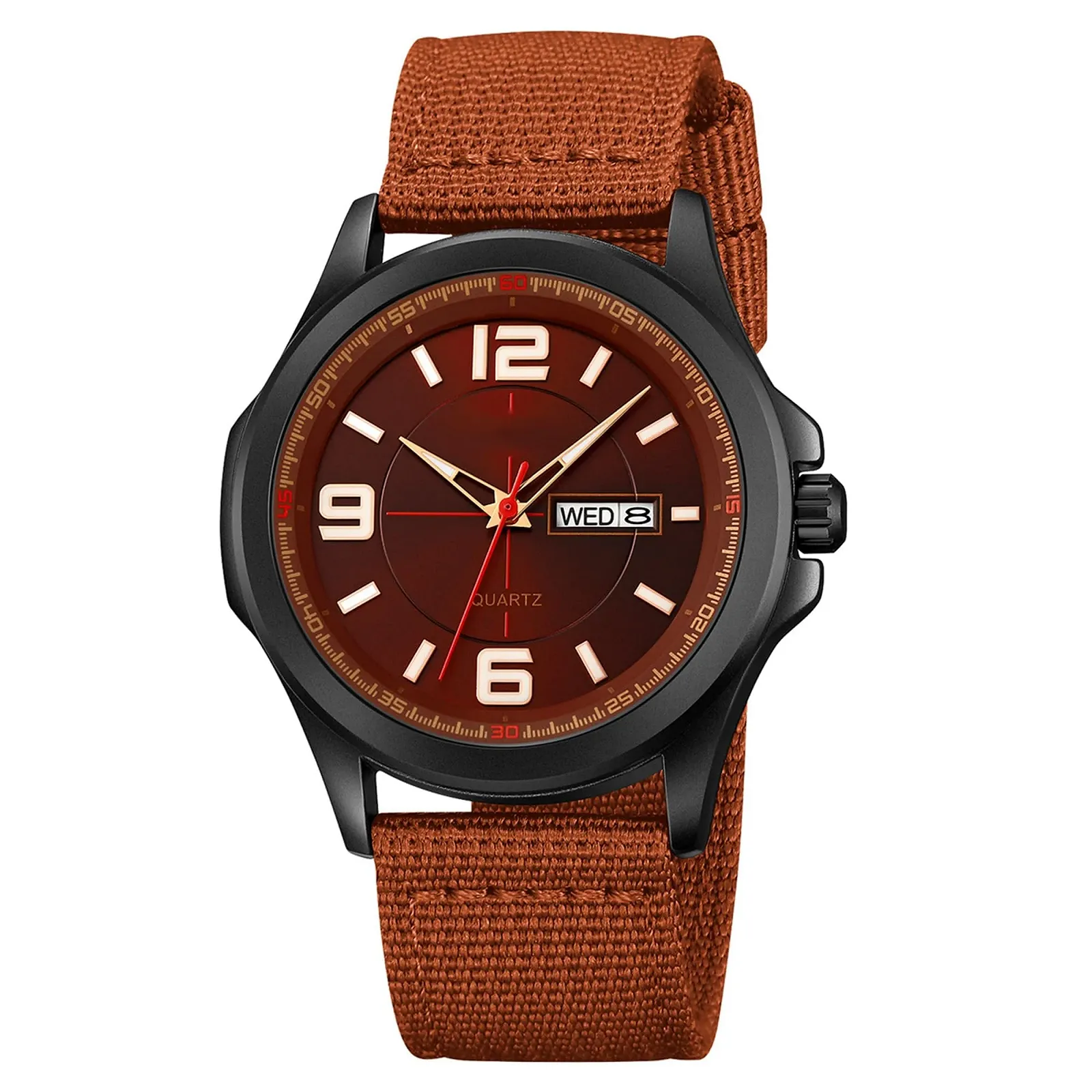 Спортивные часы Findtime Мужские 30 м Водонепроницаемые Аналоговые с нейлоновым ремешком 255 мм, фото №1