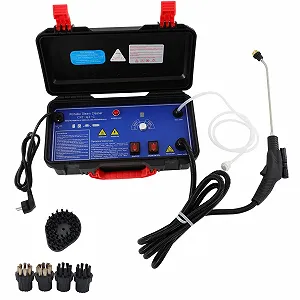 Ручний пароочисник паровий пилосос 3000 W 6 швидкостей 5 щіток - Фото 1