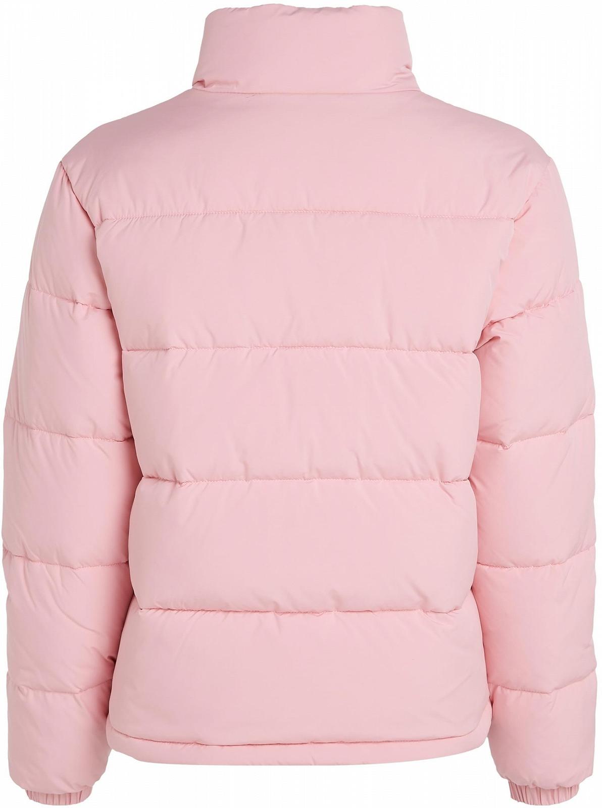 Куртка Tommy Jeans Essential Cropped Puffer Женская с воротником, фото №6