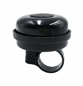 Велосипедный звонок классический A-Bike алюминиевый черный (G0000146) synthetic.ua - Фото 1