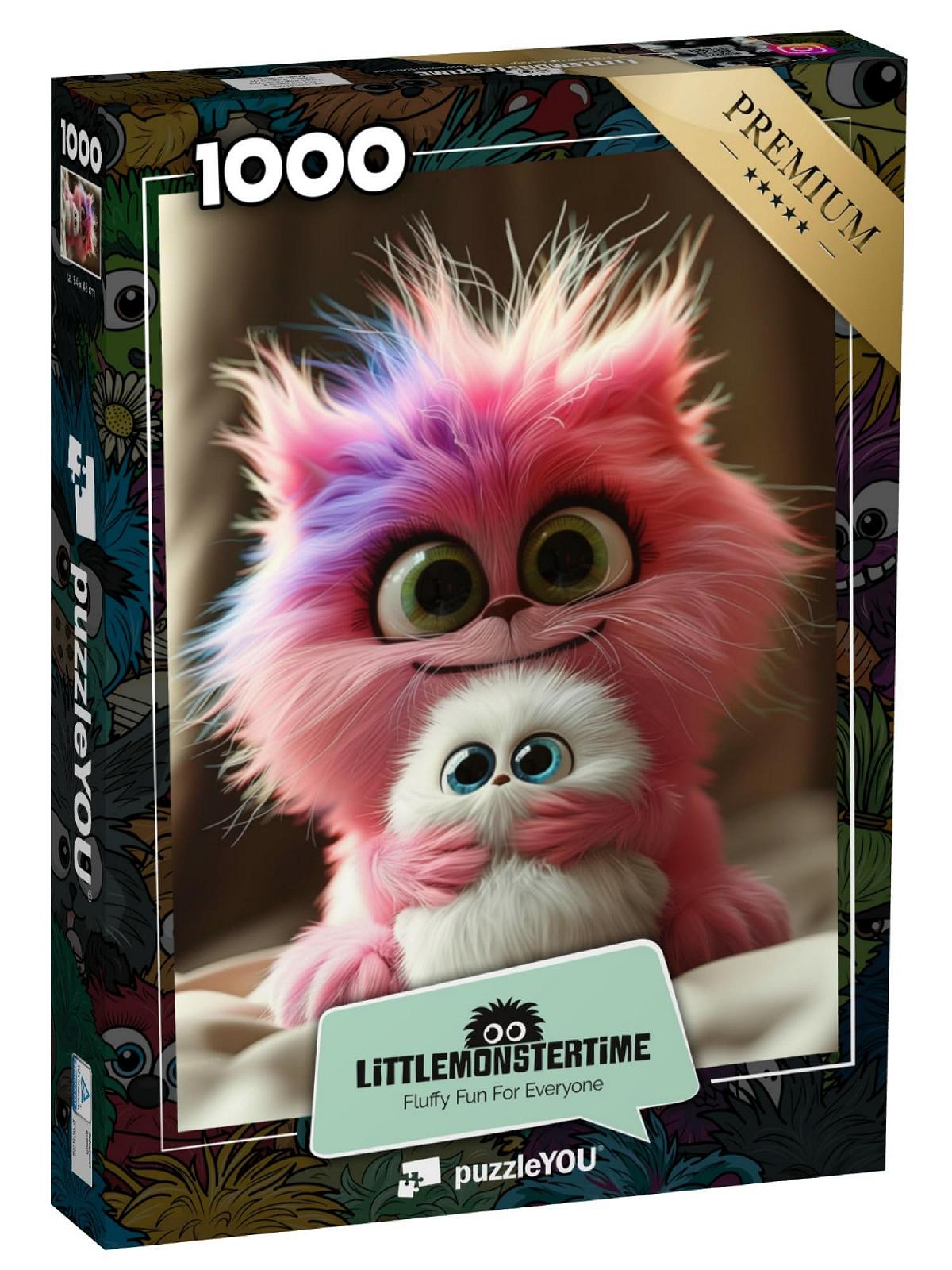 Пазл puzzleYOU Illustrations, Art & Fantasy LITTLEMONSTERTIME: Grace 1000 элементов 64 x 48 см, фото №1