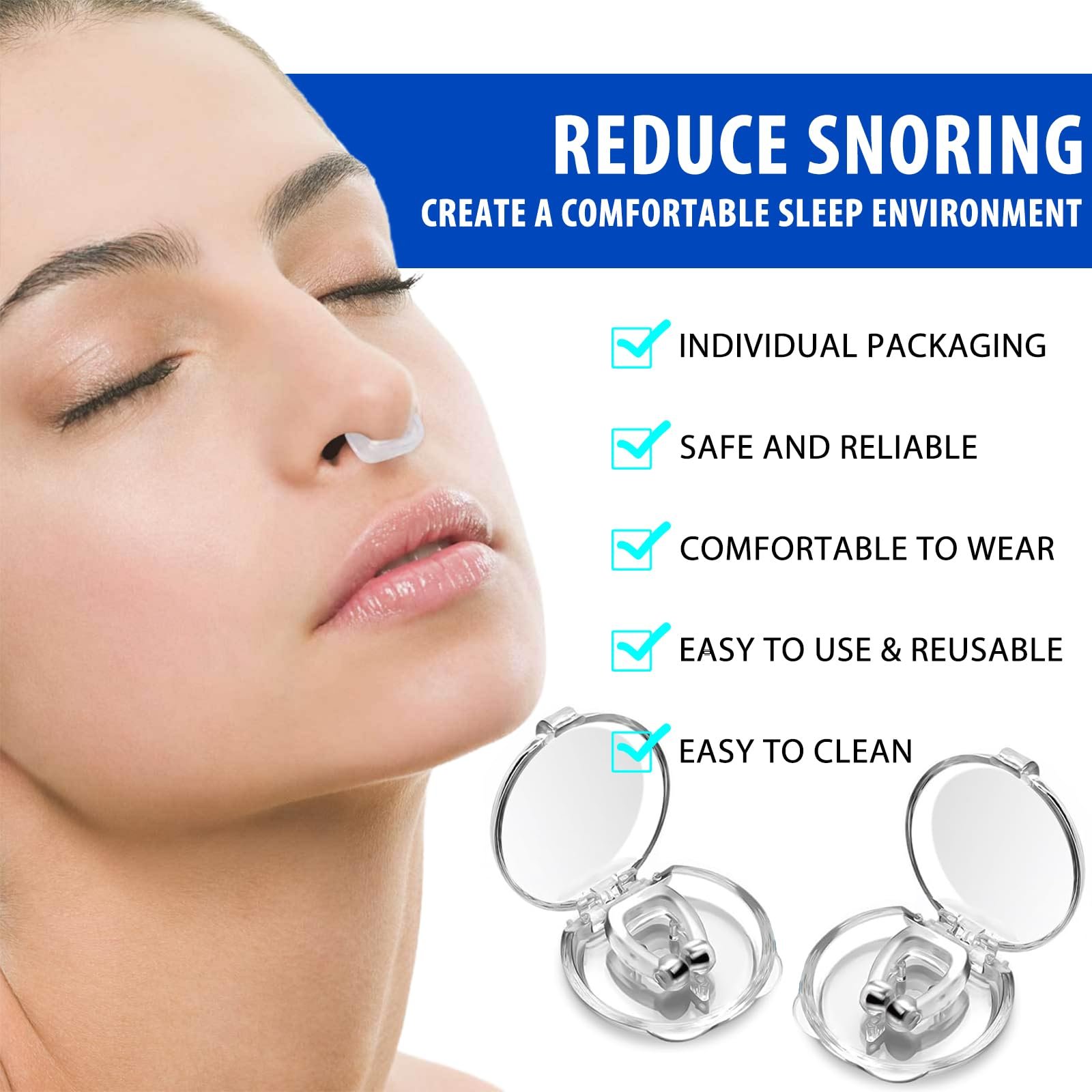 Кліпса проти хропіння Паковання з 6 стоперів, фото №3 Кліпса проти хропіння Паковання з 6 стоперів, фото №3