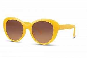 Жіночі сонцезахисні окуляри Кругла оправа Великий розмір UV захист Стильний ретро-дизайн synthetic.ua - Фото 1