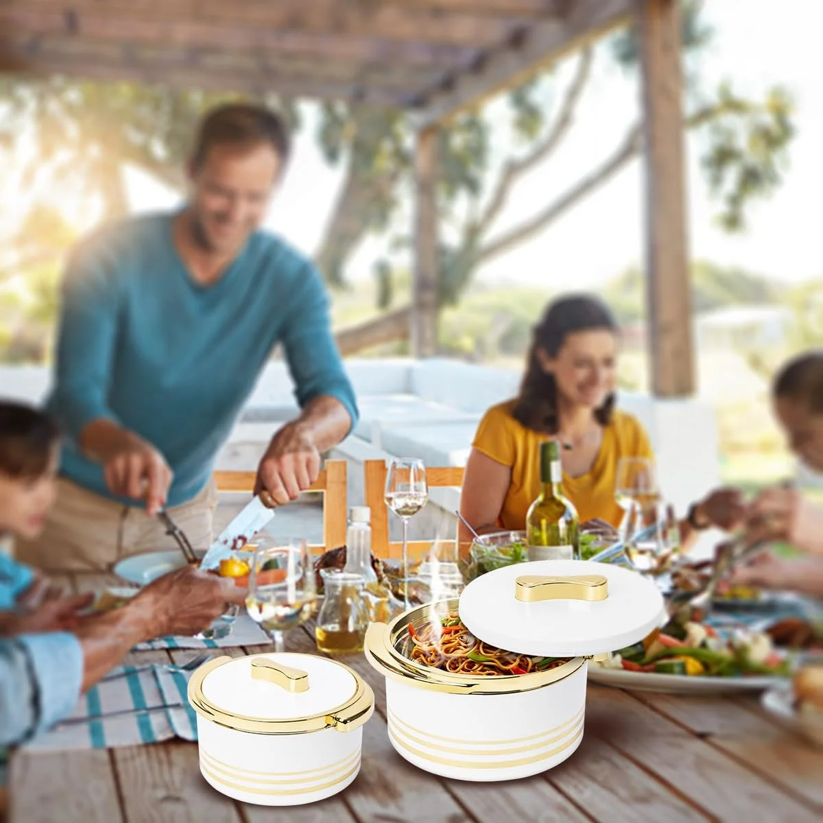 Набір термокаструль Pinnacle 3 предмети 3.7/2.6/1.5 кт, фото №9