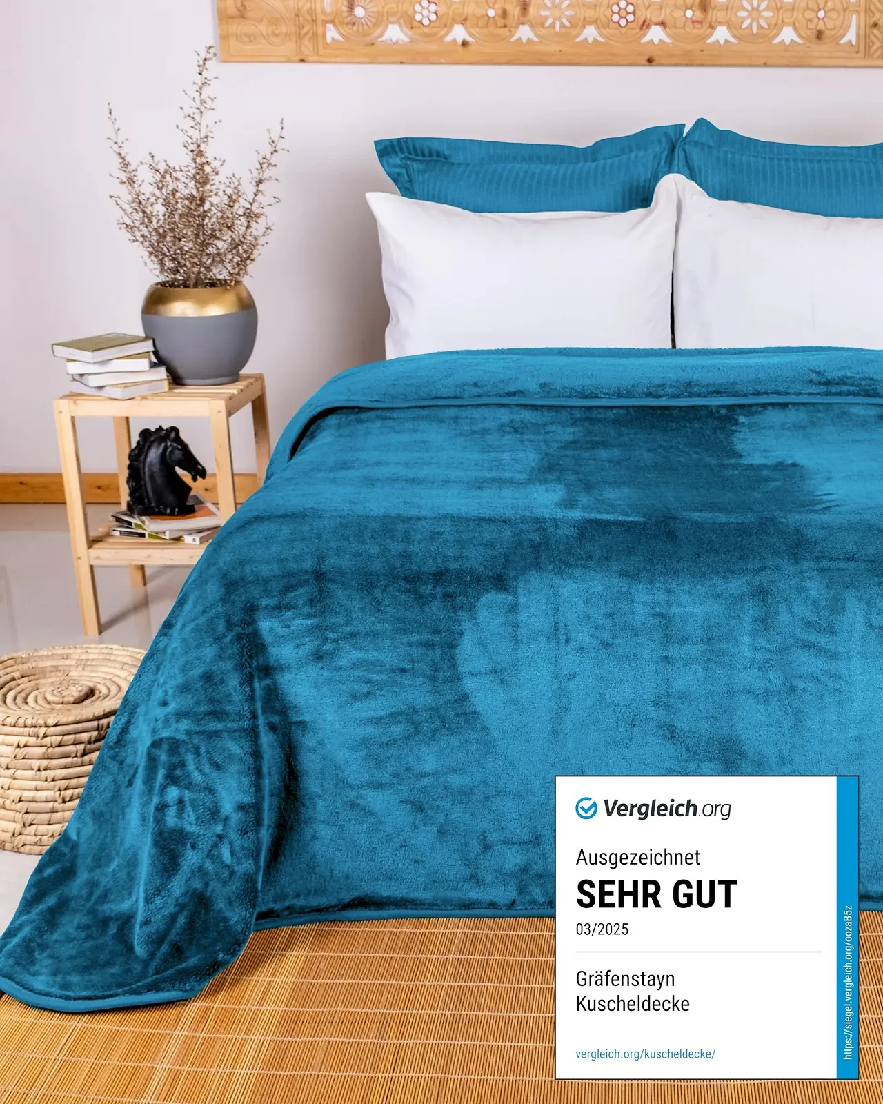 Покривало Gräfenstayn М'яка на дотик як кашемір, фото №3 Покривало Gräfenstayn М'яка на дотик як кашемір, фото №3