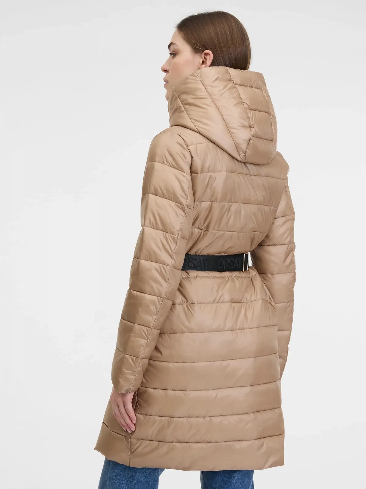 Женское стеганое пальто ORSAY Коричневое 50, фото №3 Женское стеганое пальто ORSAY Коричневое 50, фото №3