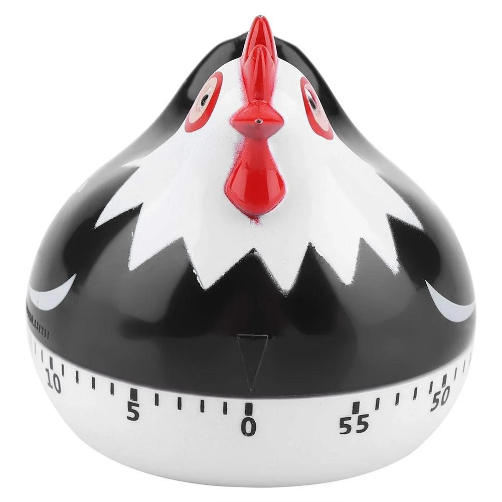 Таймер кухонный цифровой Chicken 55 минут Black, фото №6
