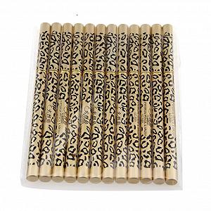 FRCOLOR Набор 12 шт. Водостойкий карандаш для бровей с кистью Черный - Фото 1