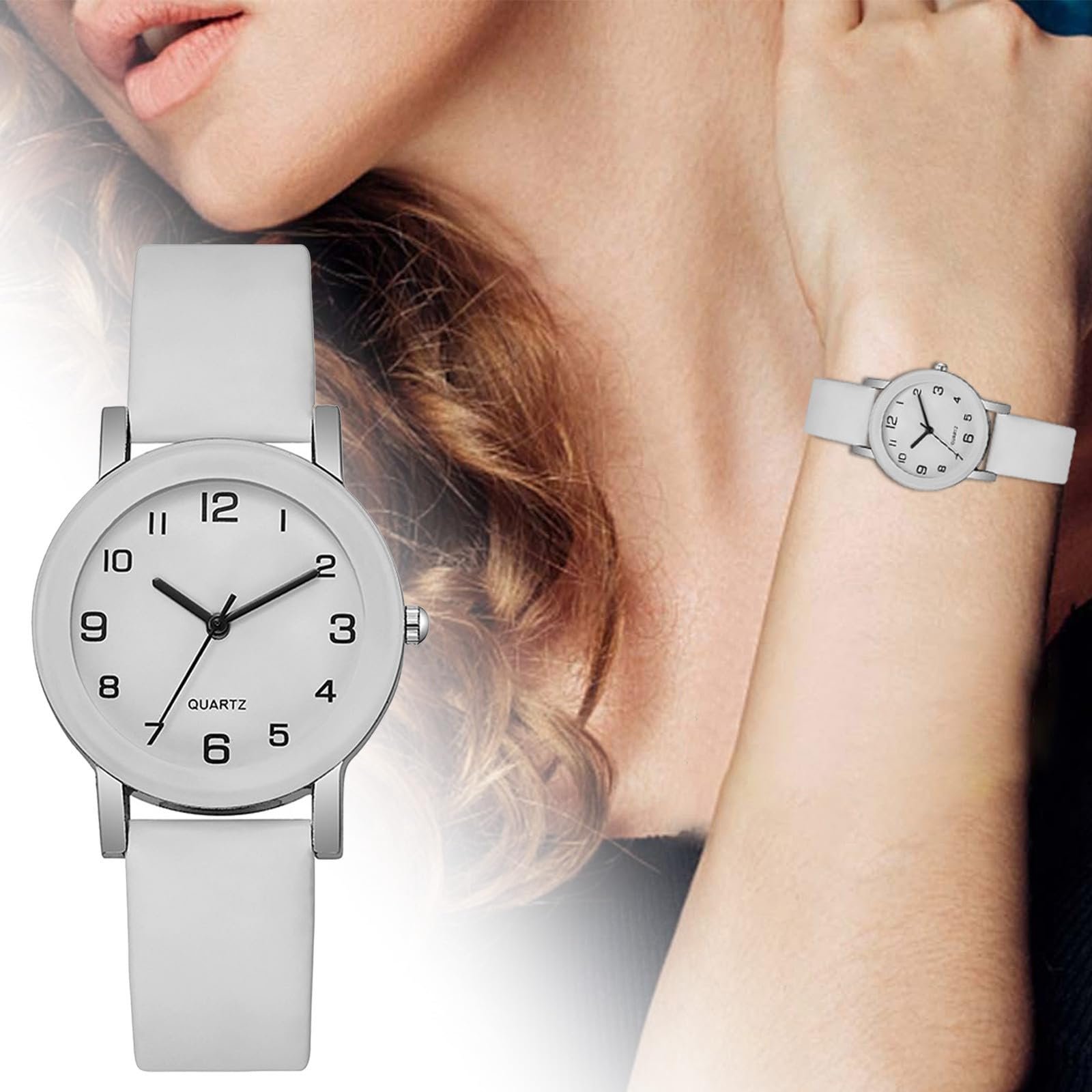 Кварцевые наручные часы Generisch Аналоговые с ремешком из нержавеющей стали, фото №3