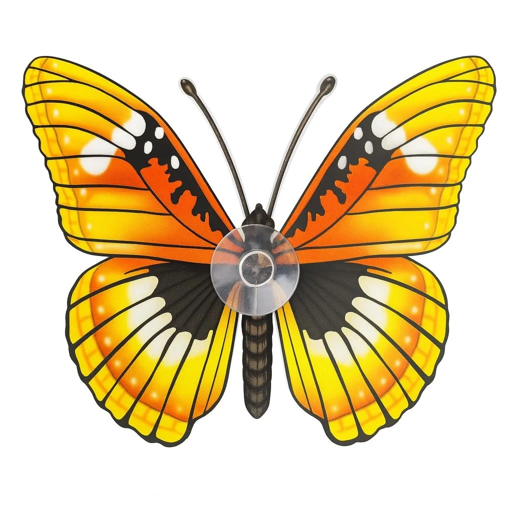 Наклейки на вікна Butterflies 4 присоски 9 x 7 см Реалістичне фото, фото №4 Наклейки на вікна Butterflies 4 присоски 9 x 7 см Реалістичне фото, фото №4