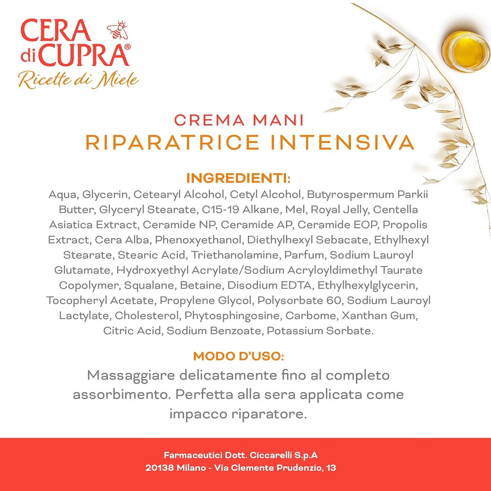 Крем для рук Cera di Cupra Відновлюючий для сухої та потрісканої шкіри 75 мл, фото №6