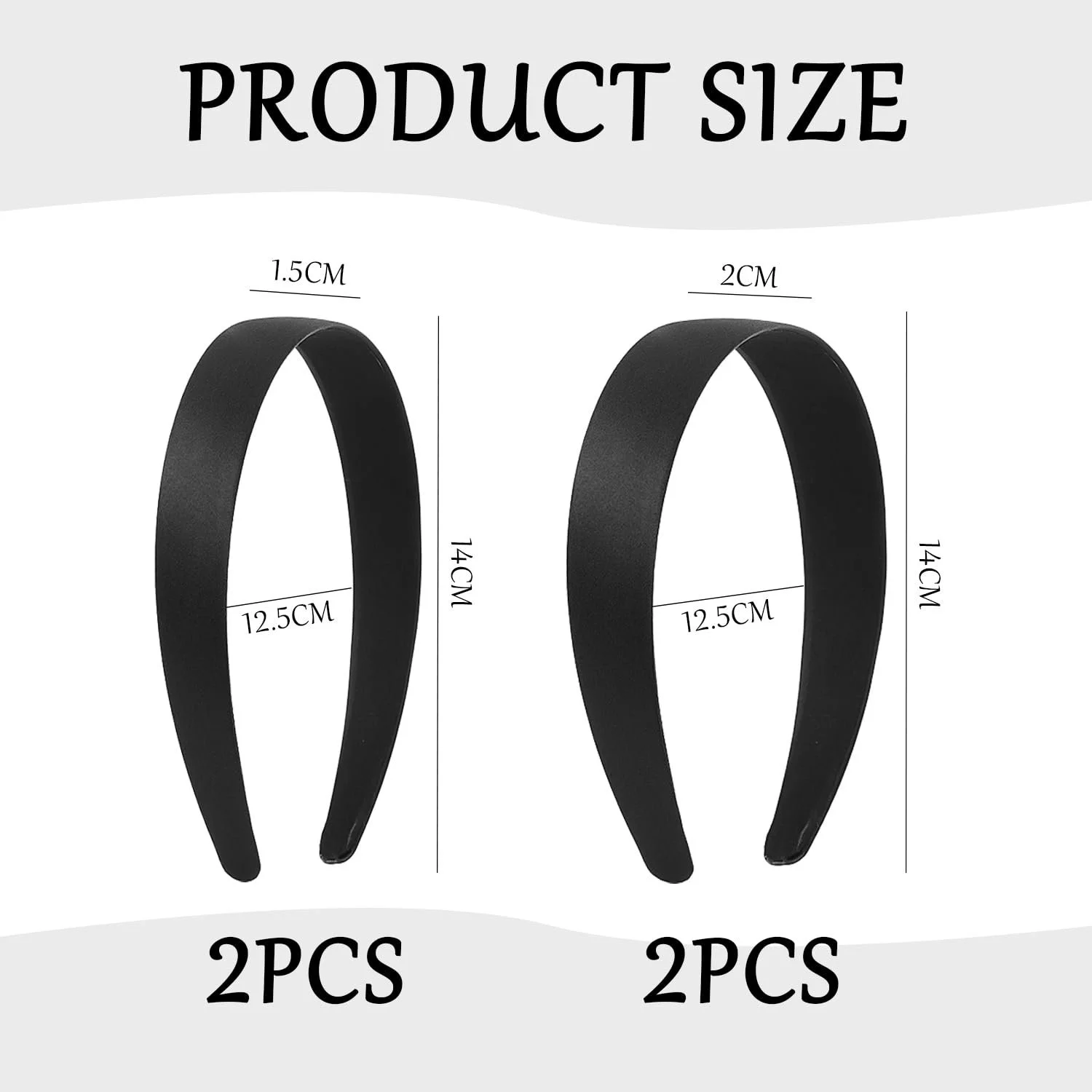 Обруч Черный Классический 4 шт, фото №2 Обруч Черный Классический 4 шт, фото №2