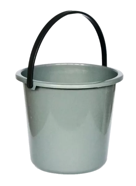 Ведро хозяйственное пищевое 11л серый, фото №2