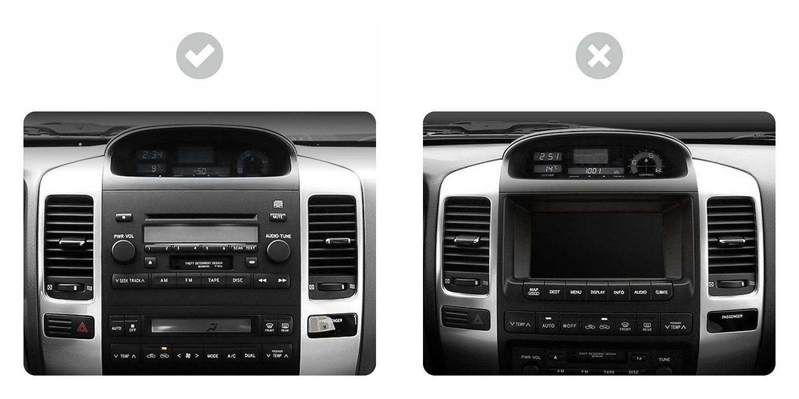 Штатная магнитола Sigma E9232 2+32 Gb Toyota Land Cruiser Prado 120 2004-2009 F2 9 L3, фото №4
