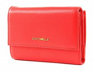 Гаманець Coccinelle Metallic Soft Flap Polish Red - Фото 1
