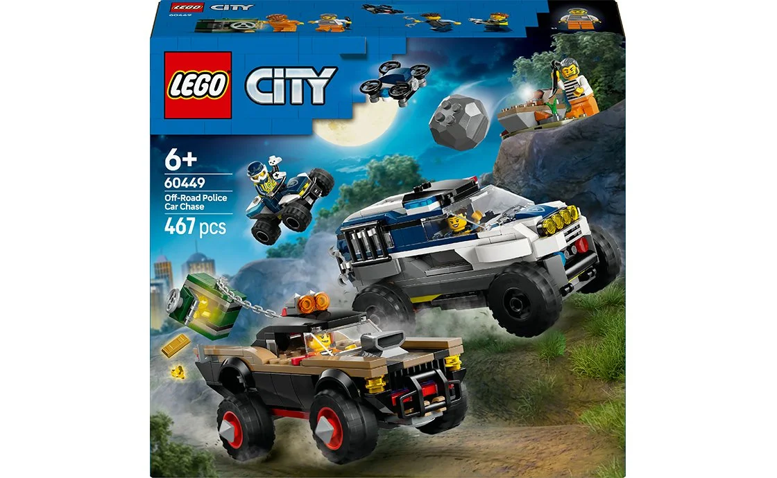 Конструктор Лего LEGO City Полицейское преследование на внедорожниках (60449), фото №1
