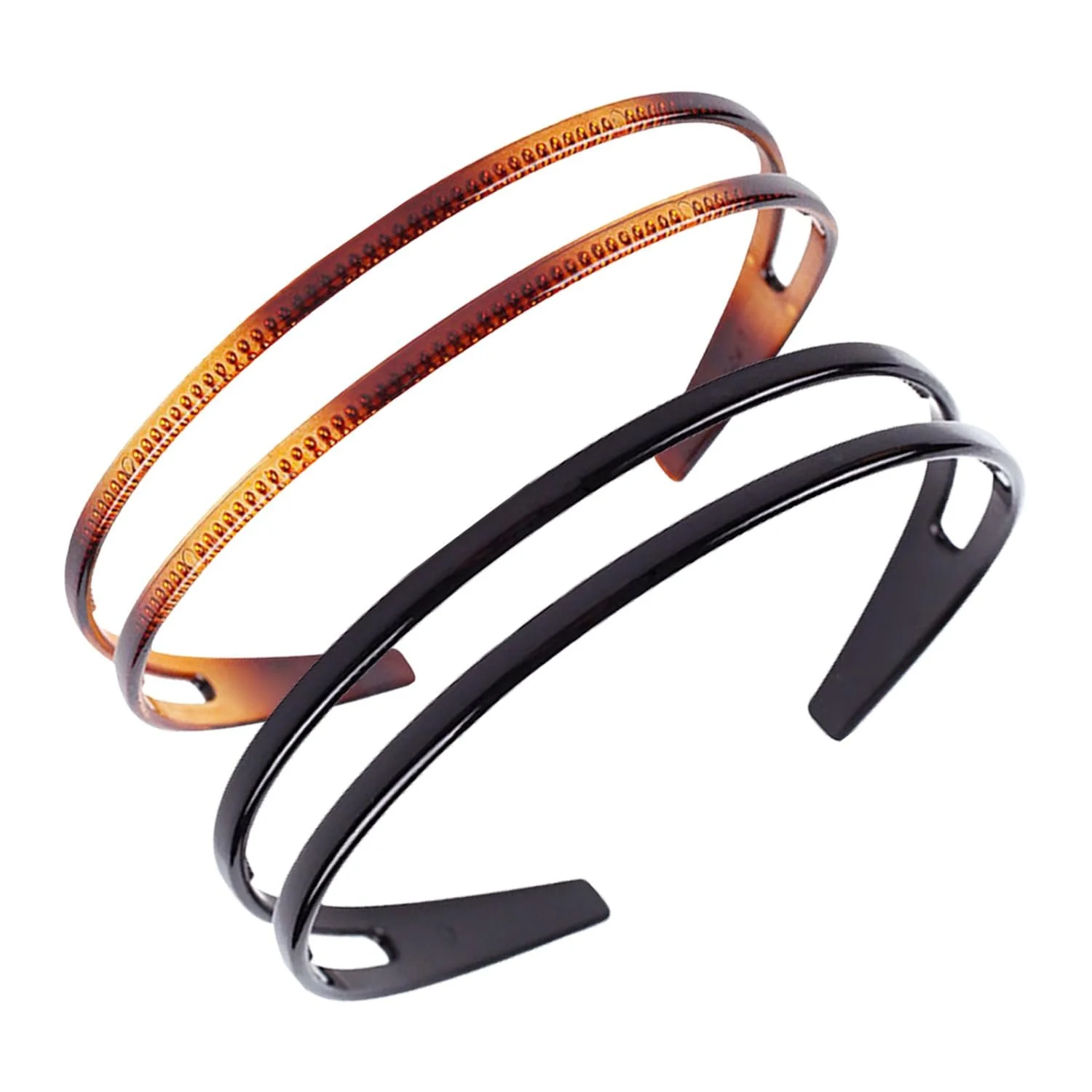 Обруч Пластик 2 шт Подвійний Ряд Зубчастий, фото №1