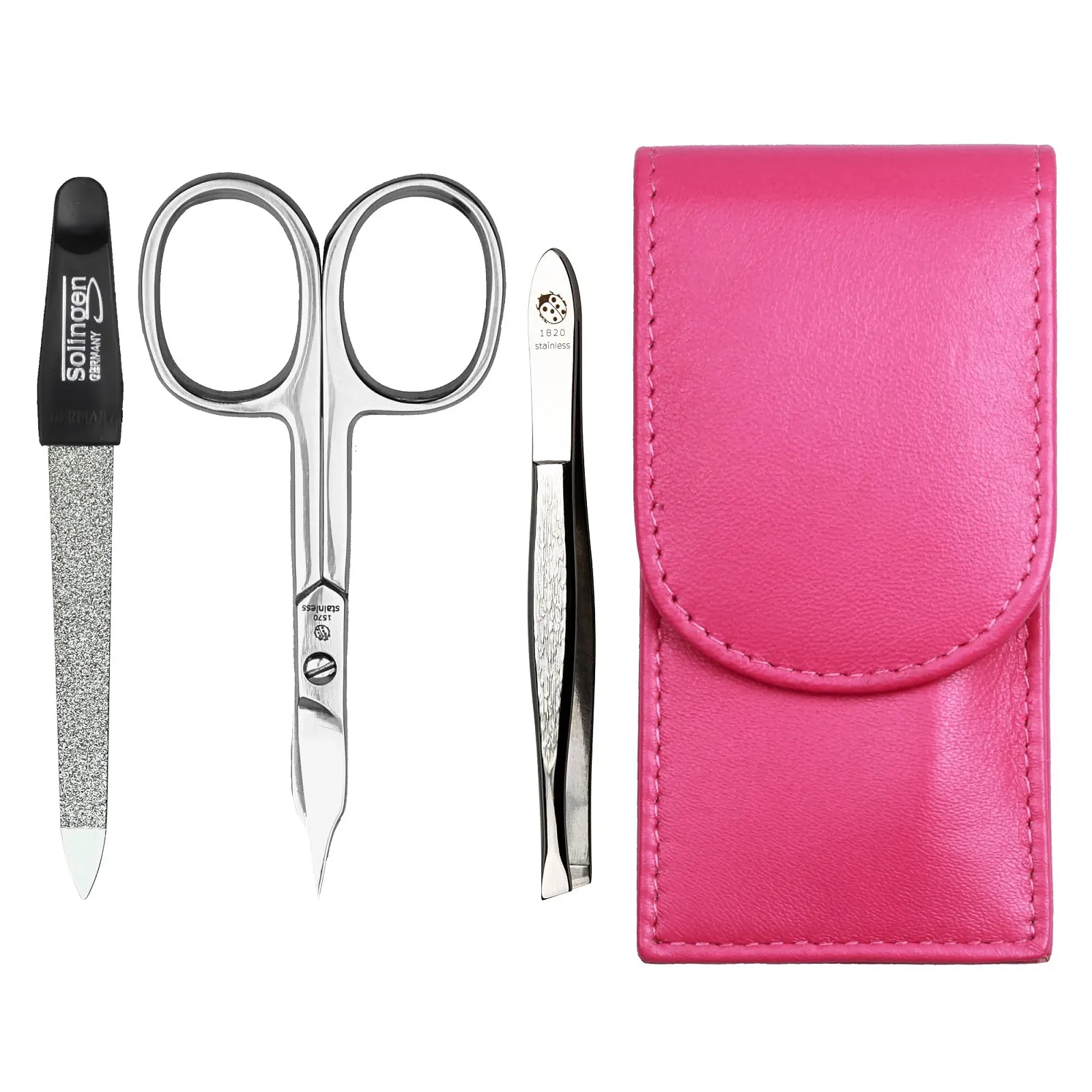 Набір для манікюру Sonnenschein by Hans Kniebes 3 предмети Рожевий, фото №1