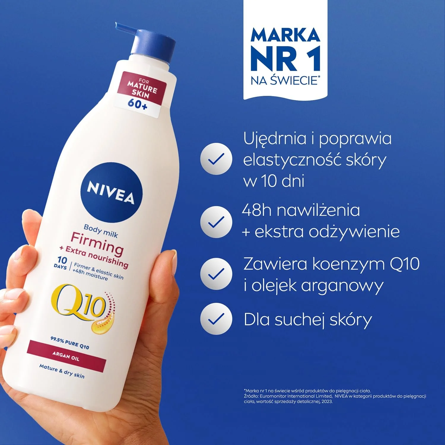 Лосьйон для тіла NIVEA Q10 З помпою Зміцнюючий та Живильний 400 мл, фото №1