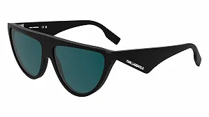 Унісекс Сонцезахисні окуляри KARL LAGERFELD KL6185S, Чорний, One Size, чорний synthetic.ua - Фото 1