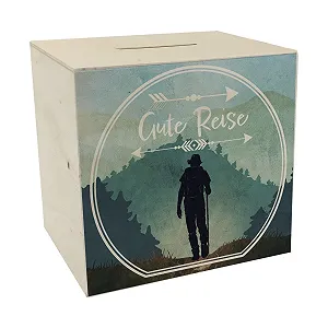 Скарбничка Good Travel дерев'яна з похідним мотивом - Фото 1