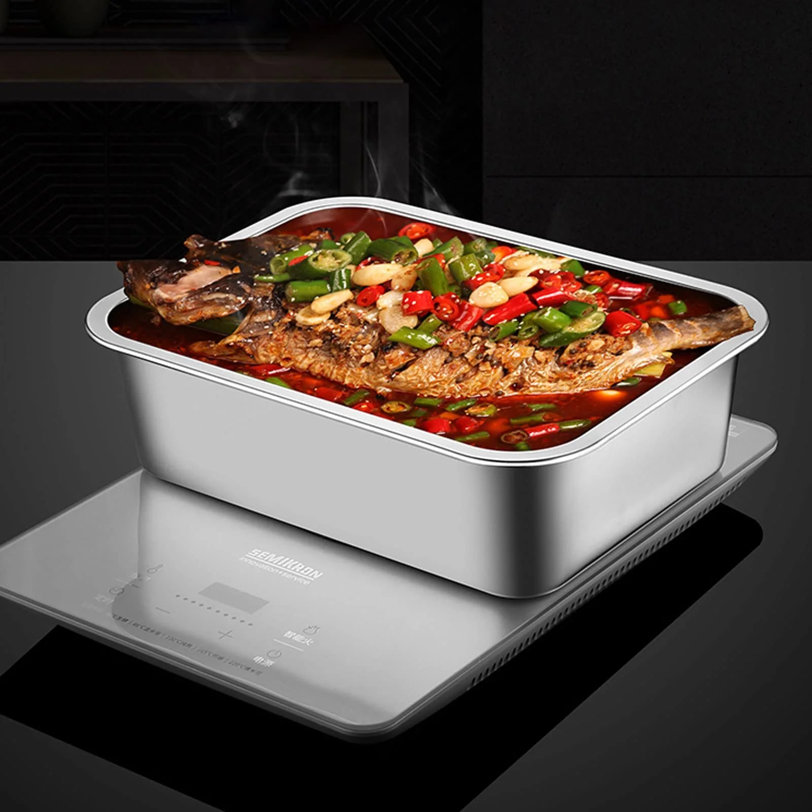 Миска для мытья и смешивания ASelected 304 Stainless Steel 10 л Прямоугольная 33 x 24 x 15 см, фото №6 Миска для мытья и смешивания ASelected 304 Stainless Steel 10 л Прямоугольная 33 x 24 x 15 см, фото №6