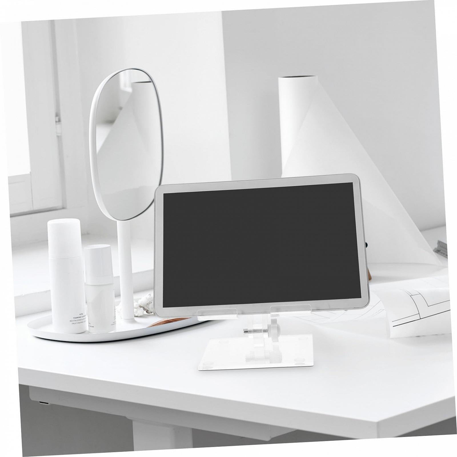 Тримач для мобільного телефону акриловий прозорий Operitacx регульований багатофункціональний настільний для офісу та дому, фото №8