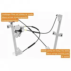 Склопідйомник VAICO Green Mobility Parts V42-0360 PEUGEOT передній правий synthetic.ua - Фото 1