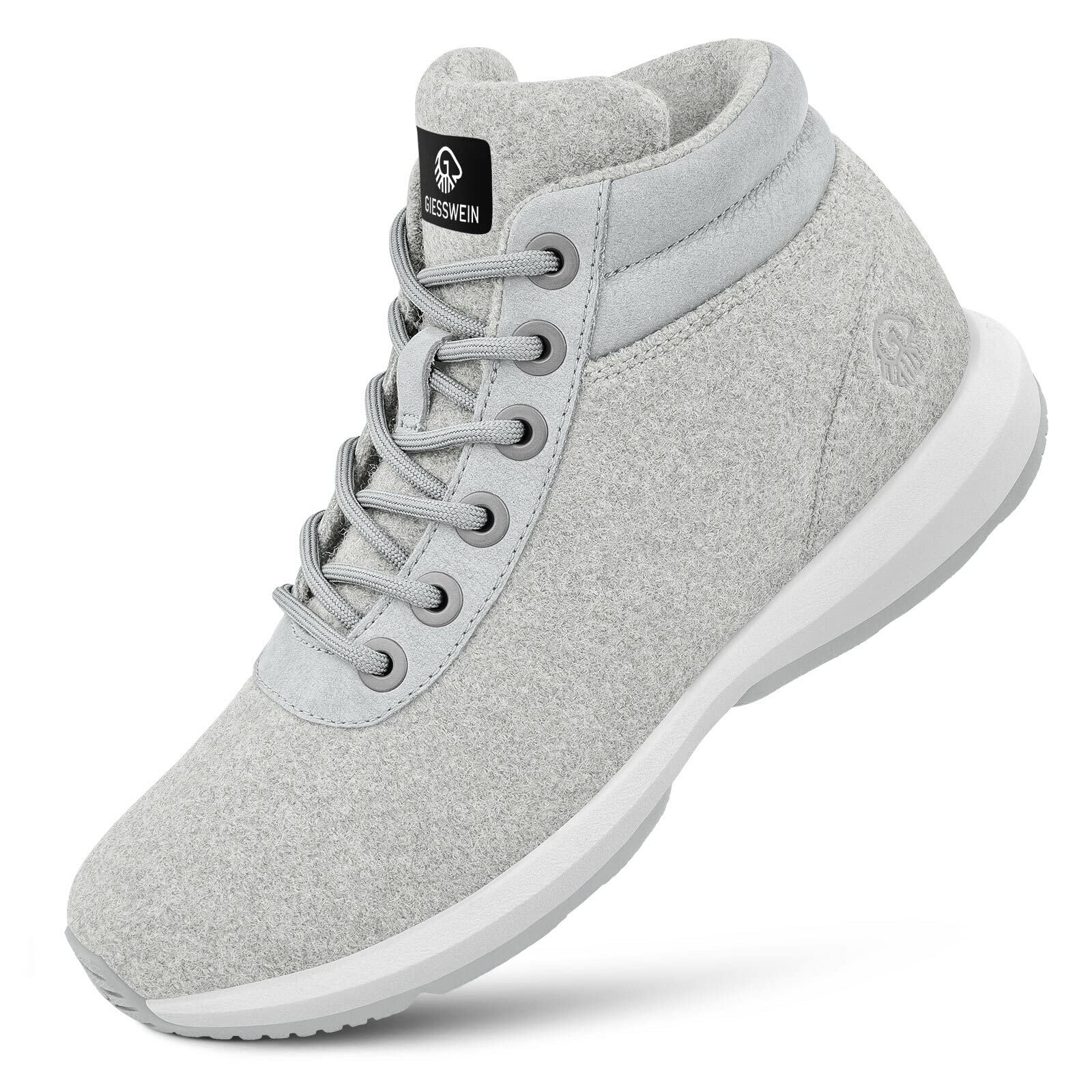 Кросівки GIESSWEIN Wool High Top чоловічі - Зимові Кросівки з вовни мериноса для чоловіків, утеплені, для зимового активного відпочинку з вовни мериноса, фото №1