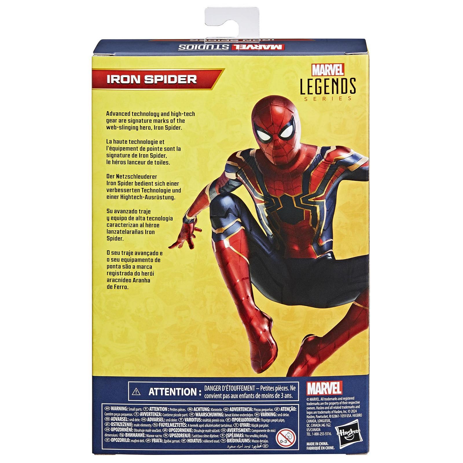 Фігурка Людина-павук Iron Spider Marvel Legends Series 15.24 см, фото №9