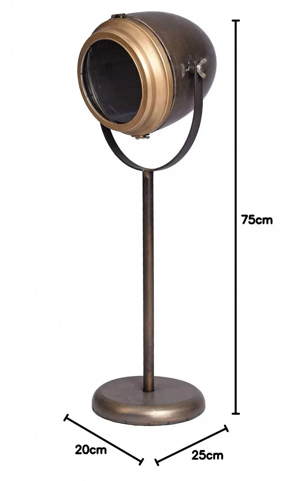 Настольная лампа Palazzo GMF019 Retro Metal Factory Black, фото №7