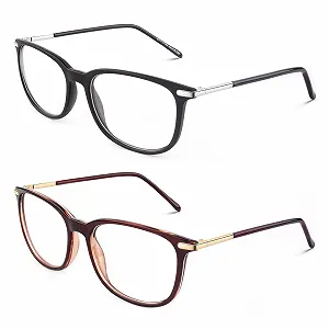 Очки CGID CN79 Классические винтажные в стиле 40-х 50-х годов, эллиптическая оправа, прозрачные линзы - Фото 1