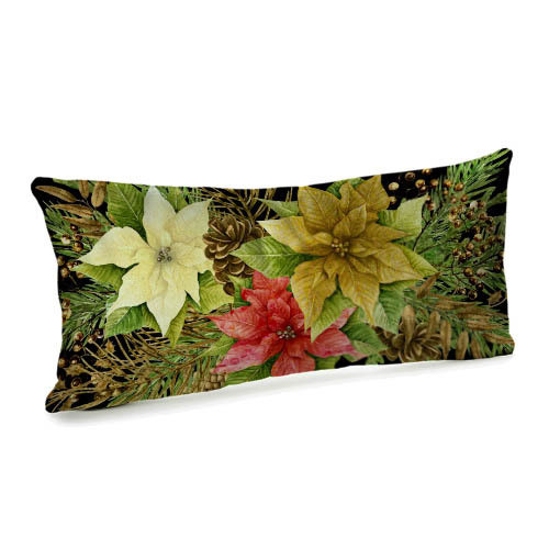 Подушка для дивана бархатна Різдво 50x24 см 52BP_17NG010, фото №1 Подушка для дивана бархатна Різдво 50x24 см 52BP_17NG010, фото №1