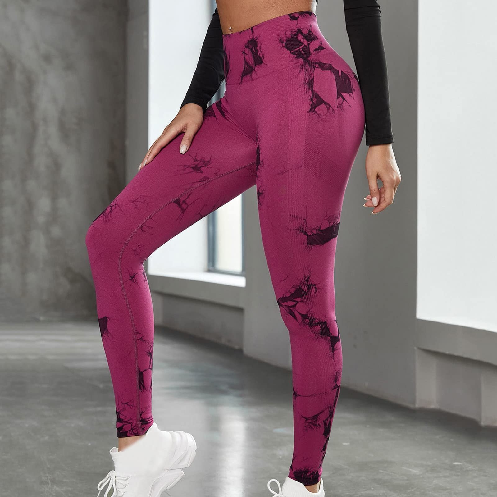 Легінси GXYANiaoy Жіночі Легінси з високою талією Push Up Scrunch Легінси Activewear Booty Yoga М'які Йога Одяг Для спортзалу Легінси Slim Fit Sexy Opaque Спортивні Легінси Спортивні Легінси, фото №2