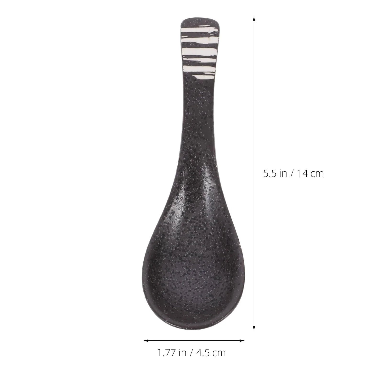 Набір керамічних ложок для столового посуду, ретро, для азіатських супів, фото №5