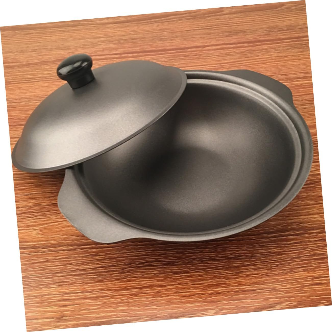 Кастрюля для запекания NUOBESTY чугунная с крышкой термостойкая, фото №9 Кастрюля для запекания NUOBESTY чугунная с крышкой термостойкая, фото №9