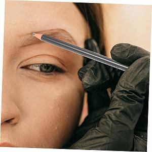 Олівець для брів MERRYHAPY Tearable Eyebrow Tattoo Pen Outline Permanent Microblading Dark Brown synthetic.ua - Фото 1