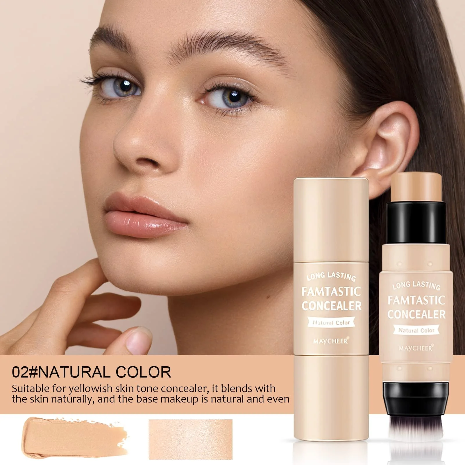 Стік для контурингу Mimore 2# Натуральний Колір, фото №2 Стік для контурингу Mimore 2# Натуральний Колір, фото №2