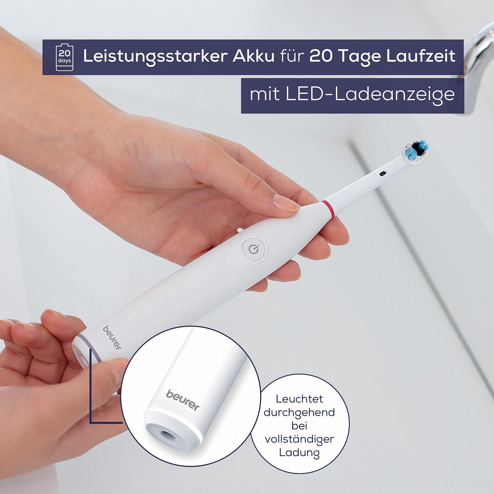 Електрична зубна щітка Beurer TB 30 з осцилююче-пульсуючою технологією, фото №5