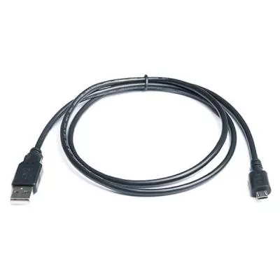 Дата кабель USB 2.0 AM to Micro 5P 1.0m Pro black REAL-EL EL123500023, фото №1