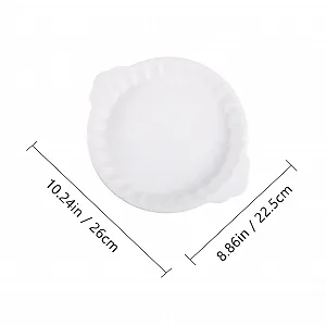 Форма для запекания TOYANDONA керамическая с двойными ручками термостойкая Круглая synthetic.ua - Фото 1