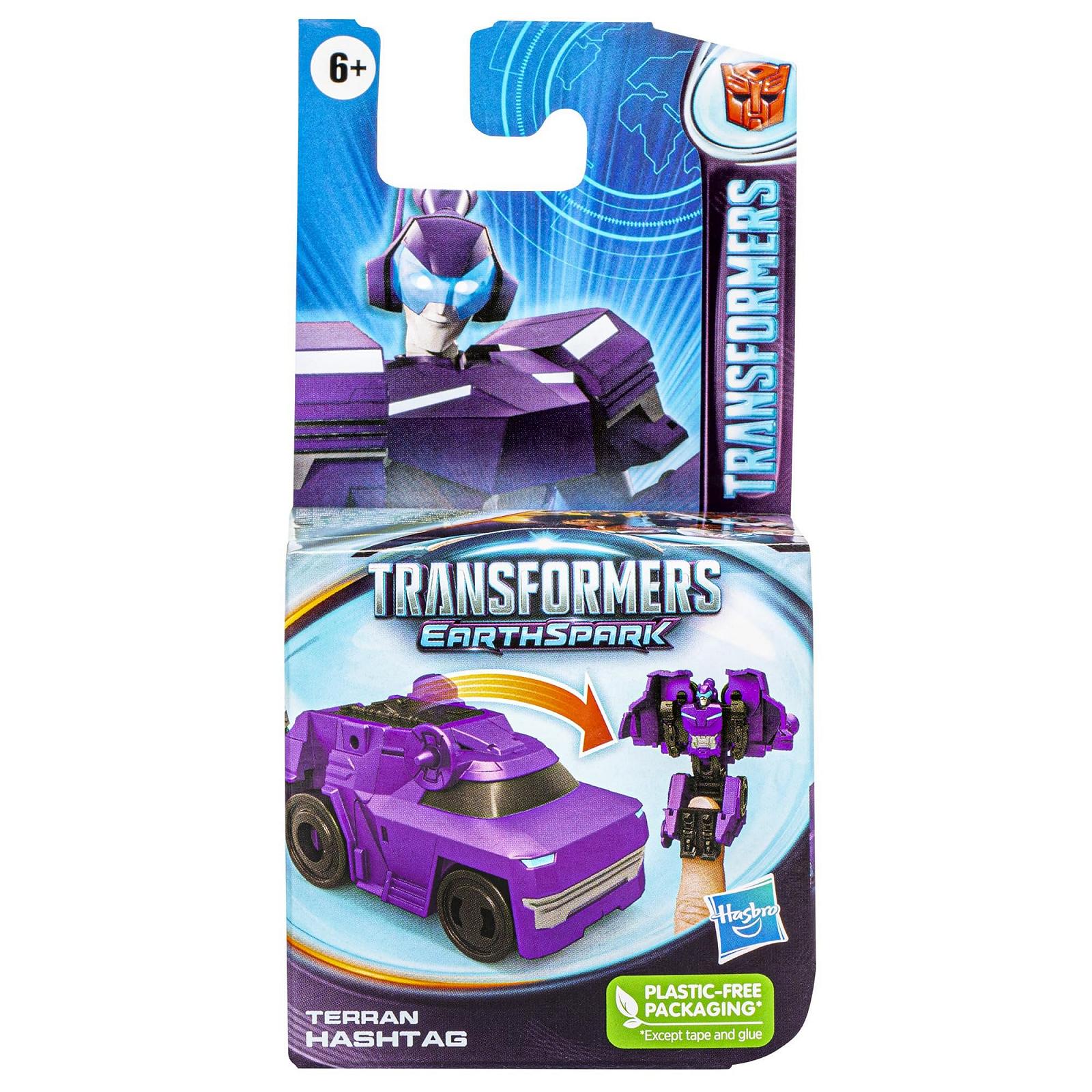 Фігурка Transformers Toys EarthSpark Tacticon Terran Hashtag, фото №4