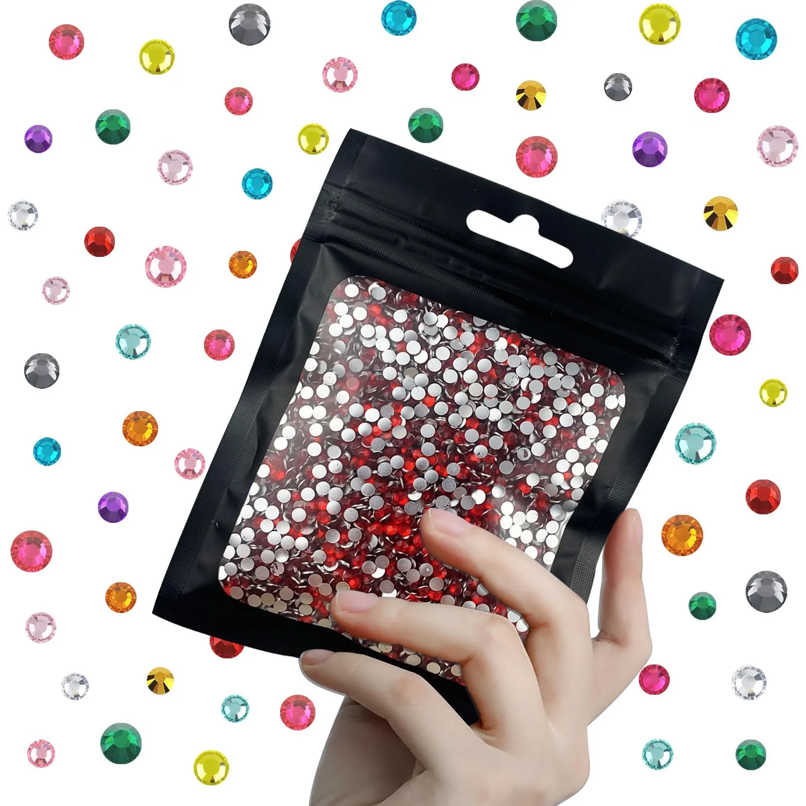 Стразы Кристалл Красный 3 мм, 5000 шт., фото №1 Стразы Кристалл Красный 3 мм, 5000 шт., фото №1